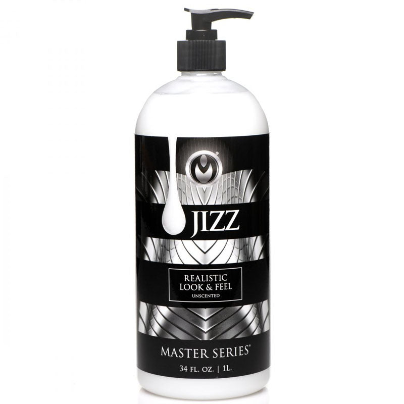 Master Series Jizz Water-Based Lubricant - 1000 ml - Body-Safe Formula for Enhanced Pleasure