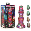 Creature Cocks Larva Fantasy Silicone Dildo – Vibrant 22.9 cm with Egg Details (Body-Safe, Gender-Neutral)