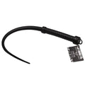 Master Series Viper Tail - Black Silicone Whip for Sensual Play and Wellness