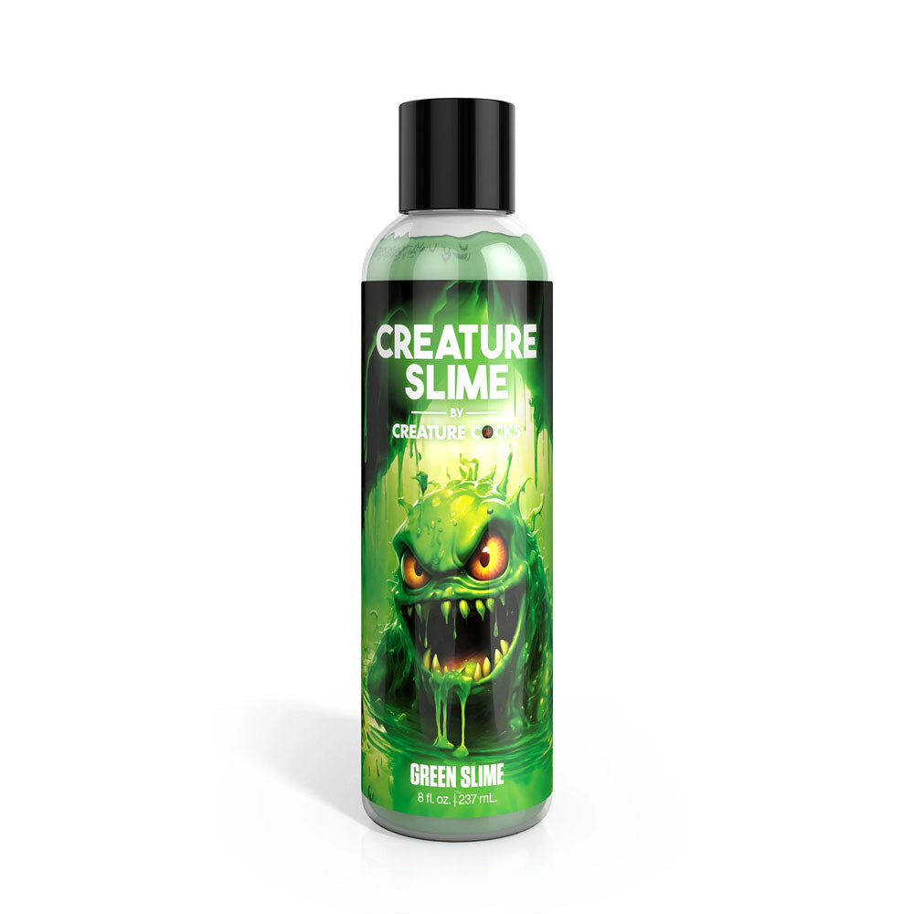Creature Slime Water-Based Lubricant – Green Slime Formula – 237 ml Bottle – Body-Safe and Eco-Friendly