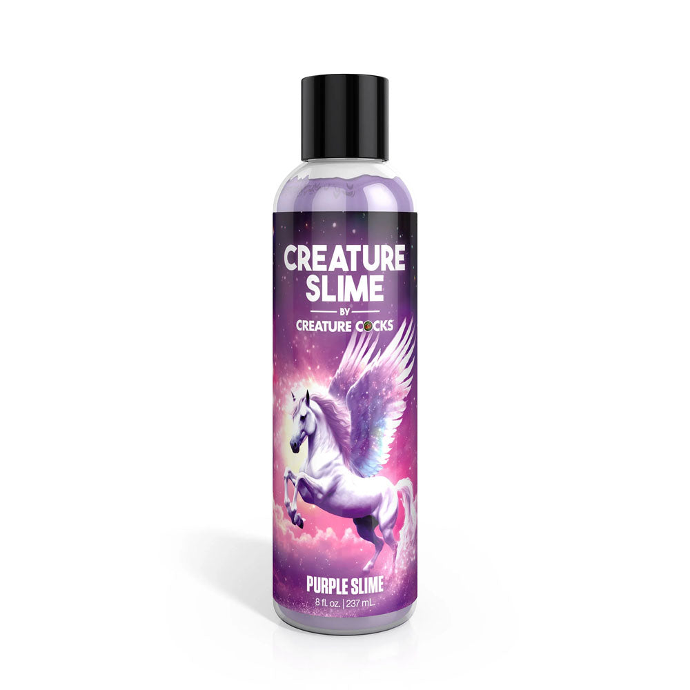Creature Slime Water-Based Lubricant - Purple Slime Formula - 237 ml Bottle - Body-Safe & Non-Toxic