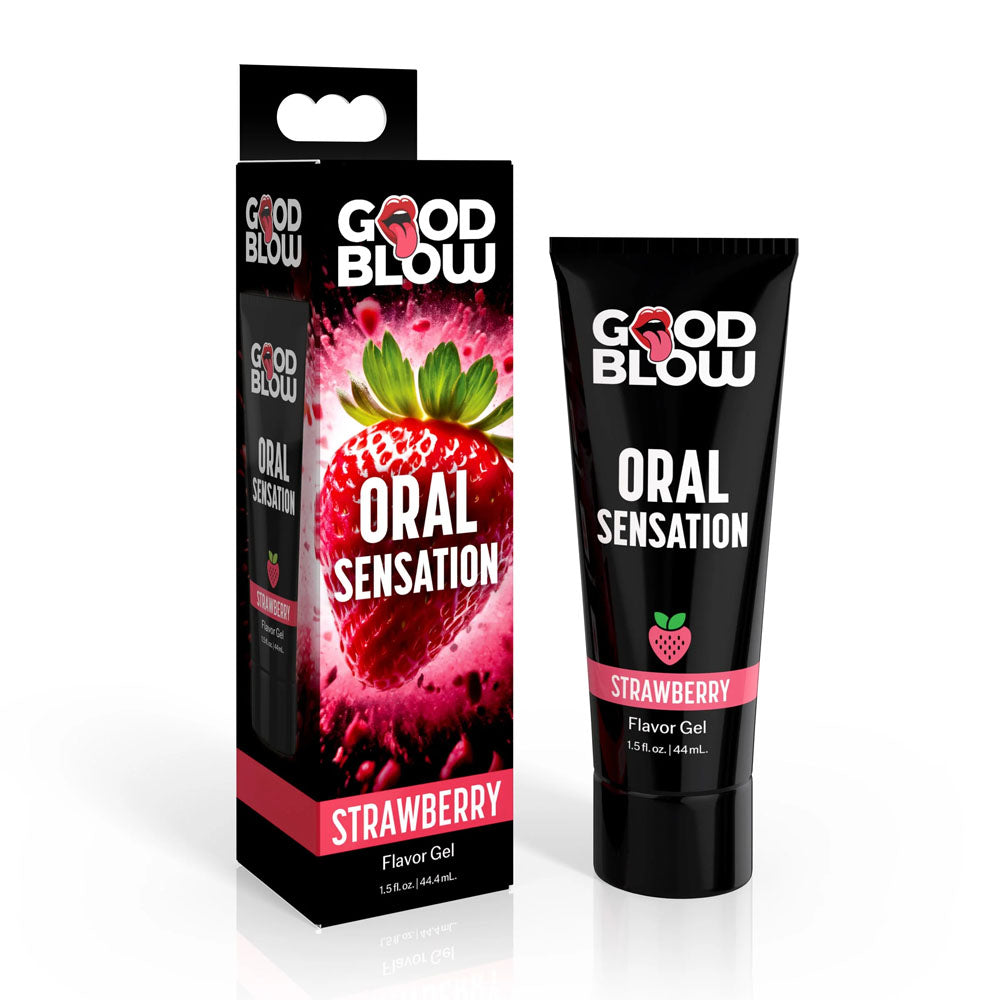 Good Blow Oral Sensation Gel – Strawberry Flavour – Enhance Intimacy with Sweet Sensations