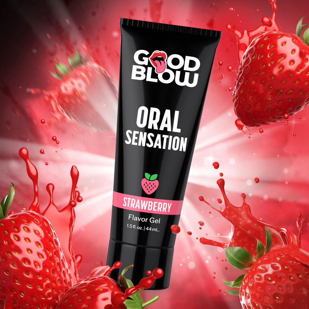 Good Blow Oral Sensation Gel – Strawberry Flavour – Enhance Intimacy with Sweet Sensations