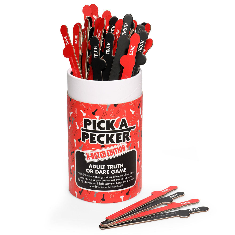 Frisky Pick A Pecker - X-Rated Edition - Fun Adult Truth or Dare Game for Couples