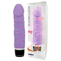 Body-Safe Silicone Classic Vibrator - Purple (17 cm / 6.75'', USB Rechargeable)