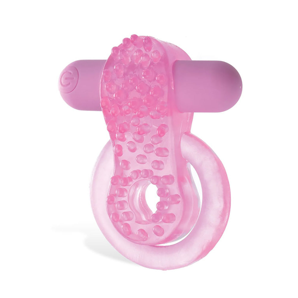 Adam & Eve Cock Ring – Rechargeable, Body-Safe Silicone – Pink