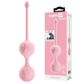 Party Up REBECCA Kegel Balls - Gender-Neutral Pink - Body-Safe Wellness Fitness Tools