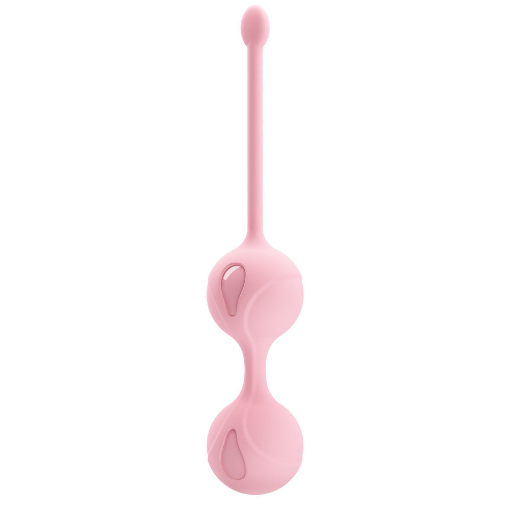 Party Up REBECCA Kegel Balls - Gender-Neutral Pink - Body-Safe Wellness Fitness Tools