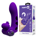 Party Up MIKE Vibrating Finger Vibe – Purple (Body-Safe, Compact Design for Enhanced Pleasure)