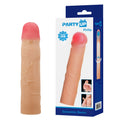 Party Up Body-Safe 3-Inch Penis Extender Sleeve - Flesh Tone (Enhances Performance, Comfortable Fit)