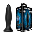MR PLAY Body-Safe Vibrating Anal Plug – Black (USB Rechargeable, 12.8 cm)