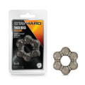 Stay Hard Body-Safe Thick Bead Cock Ring – Black (Comfort Fit, Durable Design)
