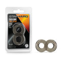 Stay Hard Cock Ring & Ball Strap - Black Silicone Cock & Ball Enhancer (Comfort Fit, Adjustable Size)