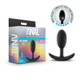 Platinum Anal Vibra Slim Plug - Black 10.1 cm Body-Safe Butt Plug with Internal Ball for Enhanced Pleasure