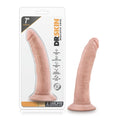 Dr. Skin Body-Safe 7-Inch Realistic Suction Cup Dong - Flesh Color (17.8 cm)