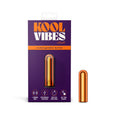 Kool Vibes - USB Rechargeable Mini Bullet Vibrator - Tangerine Orange (6.4 cm, Body-Safe Silicone)