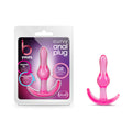 B Yours Body-Safe Curvy Anal Plug – Pink (8.9 cm, Ergonomic Design for Comfort)