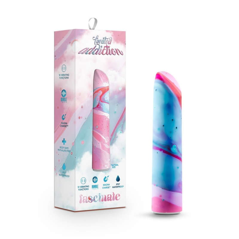 Limited Addiction Fascinate Power Vibe – Peach USB Rechargeable 10.2 cm Wellness Bullet