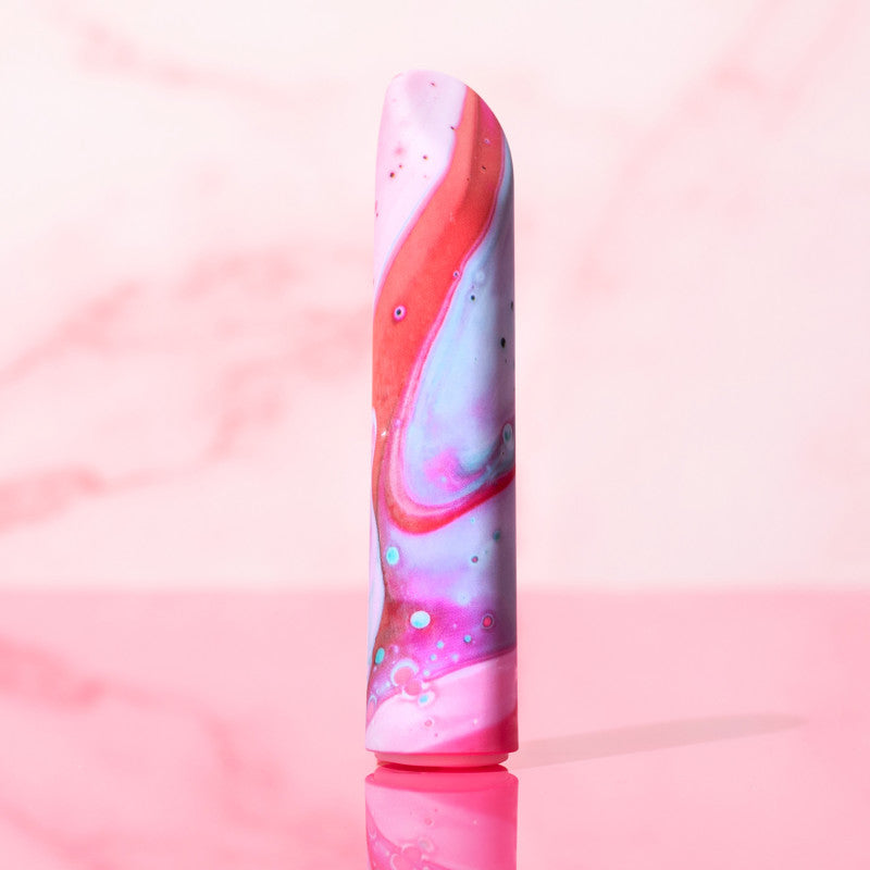 Limited Addiction Fascinate Power Vibe – Peach USB Rechargeable 10.2 cm Wellness Bullet