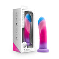 Avant - Borealis Dreams - Cotton Candy Coloured 19.7 cm Body-Safe Silicone Dildo (Eco-Friendly, USB Rechargeable)