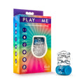 Play With Me Rechargeable C-Ring - Blue for Couples