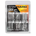 Stay Hard - Body-Safe Clear Cock Sleeve Kit - 6 Pack for Enhanced Pleasure (Comfortable Fit, Unisex)