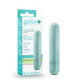 Gaia Eco-Friendly Bullet Vibrator - Aqua Blue (8.9 cm / 3.5 inches, USB Rechargeable)