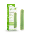 Gaia Eco-Friendly Bullet Vibrator - Green 8.9 cm (3.5'') - Body-Safe, USB Rechargeable