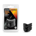 Stay Hard Beef Ball Stretcher X Long - Black Cock Ring