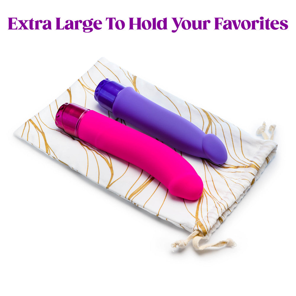 The Collection Embrace - Eco-Friendly Cotton Toy Storage Bag for Wellness and Organization