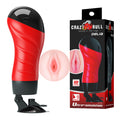 CRAZY BULL DELIA Body-Safe Vibrating Stroker - Flesh Suction Base Vagina Massager (Rechargeable, 20 cm)