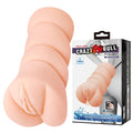 CRAZY BULL Body-Safe Vagina Stroker - Realistic Flesh Design (Pleasurable, Discreet)