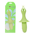 Maia SIENNA - Green - 15.2 cm USB Rechargeable Fluttering Bullet for Body-Safe Pleasure