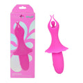 Maia SIENNA - USB Rechargeable Fluttering Bullet Vibrator – 15.2 cm – Gender-Neutral Pink Wellness Toy