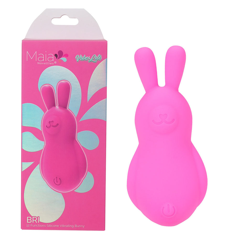 Maia BRI - USB Rechargeable Pink Bunny Bullet Vibrator – 9 cm Body-Safe Silicone for Intimate Wellness