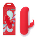 Maia Bullet – USB Rechargeable Mini Rabbit – Body-Safe Silicone – Red – 7.6 cm