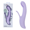 Maia USB Rechargeable Rabbit Vibrator – Body-Safe Silicone – Flapping & Tapping – Lavender