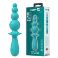 EVAJANE Beaded Vibrator - Teal - 17.1 cm USB Rechargeable Body-Safe Pleasure Toy