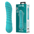 Party Up JAYLEI - Teal - 14.6 cm USB Rechargeable Vibrator for Wellness and Pleasure