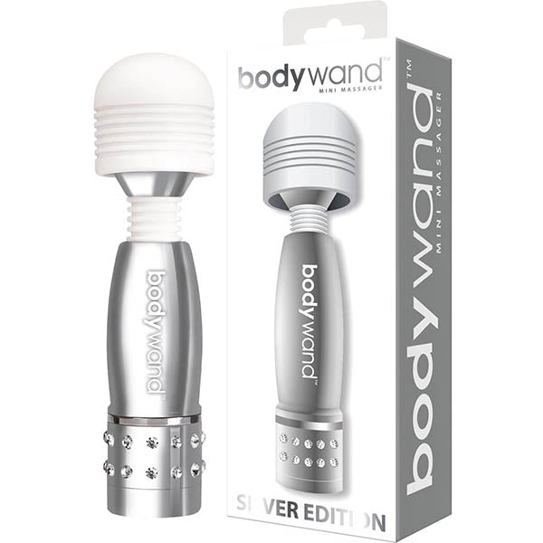 Bodywand Mini - Compact Silver Massager Wand for Relaxation and Wellness