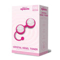 Bodywand Squeeze Crystal Kegel Toner - Weighted Glass Kegel Balls Set for Enhanced Wellness
