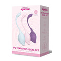 Bodywand Squeeze 3-Piece Teardrop Kegel Exercise Set – Weighted Kegel Balls for Pelvic Floor Strengthening