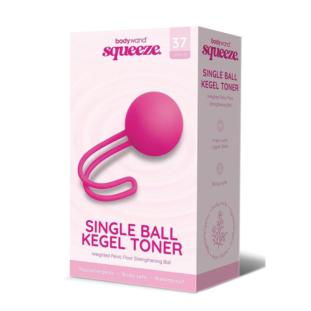 Bodywand Squeeze Kegel Ball Toner - Pink - 37g, Body-Safe & USB Rechargeable