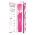Bodywand RUMBLE WAND 12-Inch Massage Wand – Vibrant Hot Pink (USB Rechargeable, 30 cm)