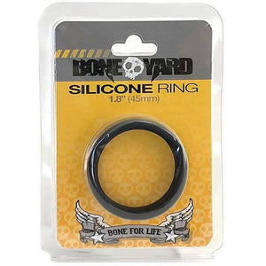 Boneyard 45 mm black silicone cock ring
