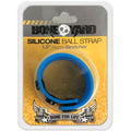 Boneyard Adjustable Silicone Ball Stretcher Ring - 3-Snap Design, 4 cm, Blue