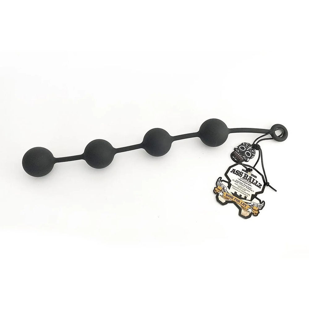 Boneyard Ass Ballz XL - Black - 52 cm Body-Safe XL Anal Balls for Enhanced Pleasure (Unisex)