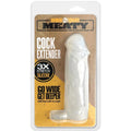 Boneyard Meaty Clear Penis Extender Sleeve – Body-Safe Silicone for Enhanced Pleasure (Comfort Fit, 6.5 inches)
