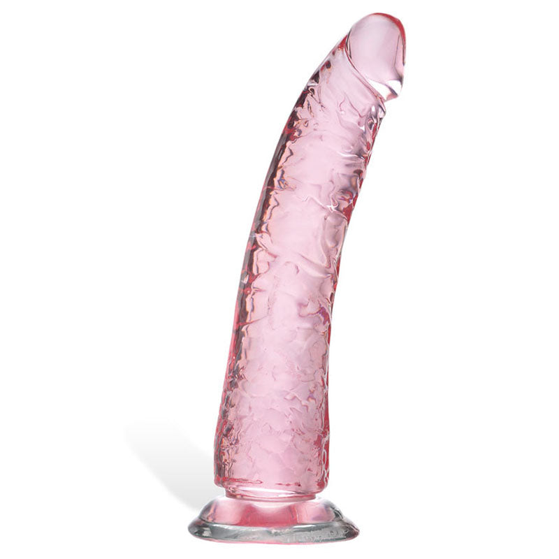 Adam & Eve Realistic Pink Jelly Dildo – 21 cm (8'') Body-Safe and USB Rechargeable