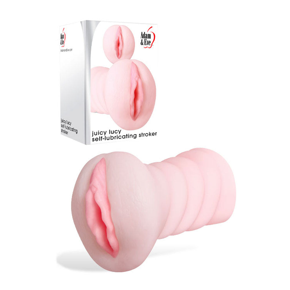 Adam & Eve JUICY LUCY - Self-Lubricating Flesh Vagina Stroker for Ultimate Pleasure